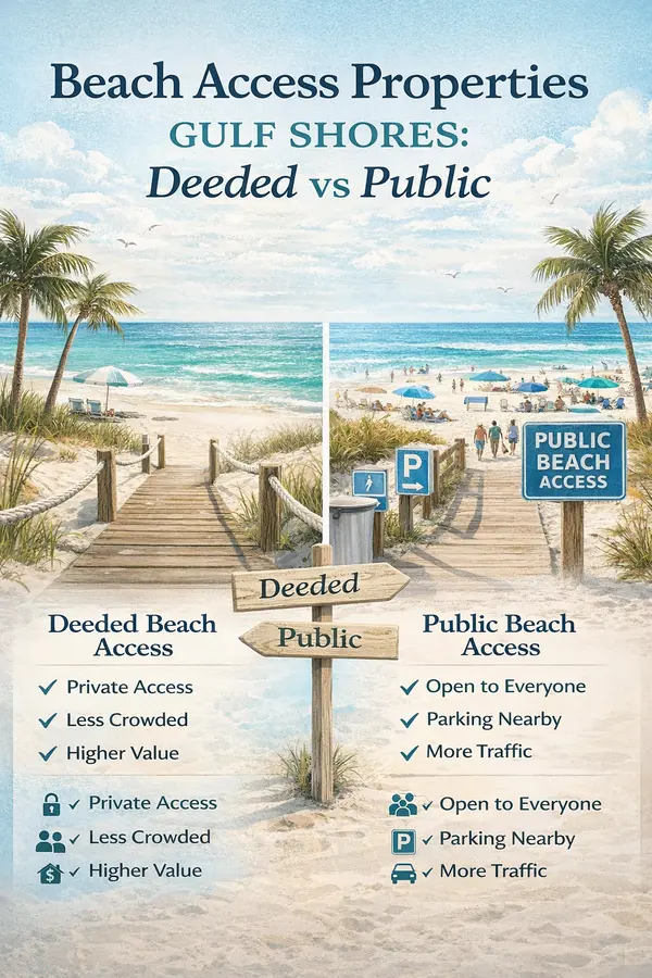 Beach Access Properties in Gulf Shores: Deeded Versus Public Access – Which Option Is Right for You?