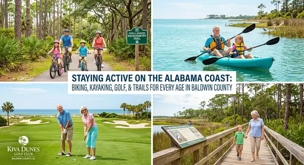 Staying Active on the Alabama Coast: Biking, Kayaking, Golf, and Trails for Every Age in Baldwin County