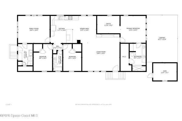 859 Tamarind CIR, Barefoot Bay, FL 32976