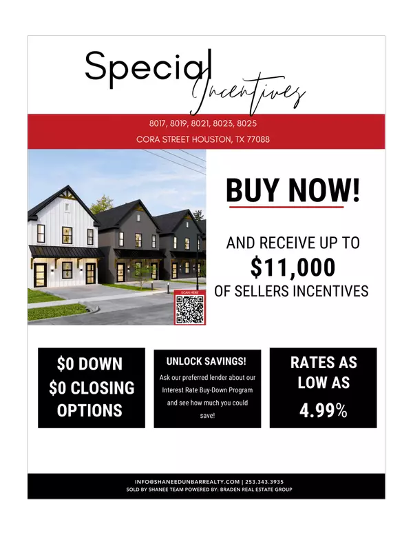 White and Black Modern Real Estate Flyer