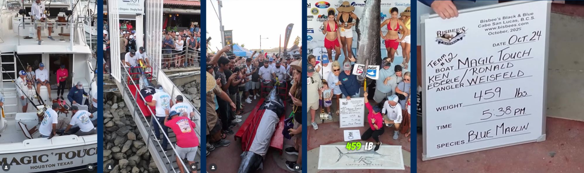 bisbees winners cabo 2025 magic touch