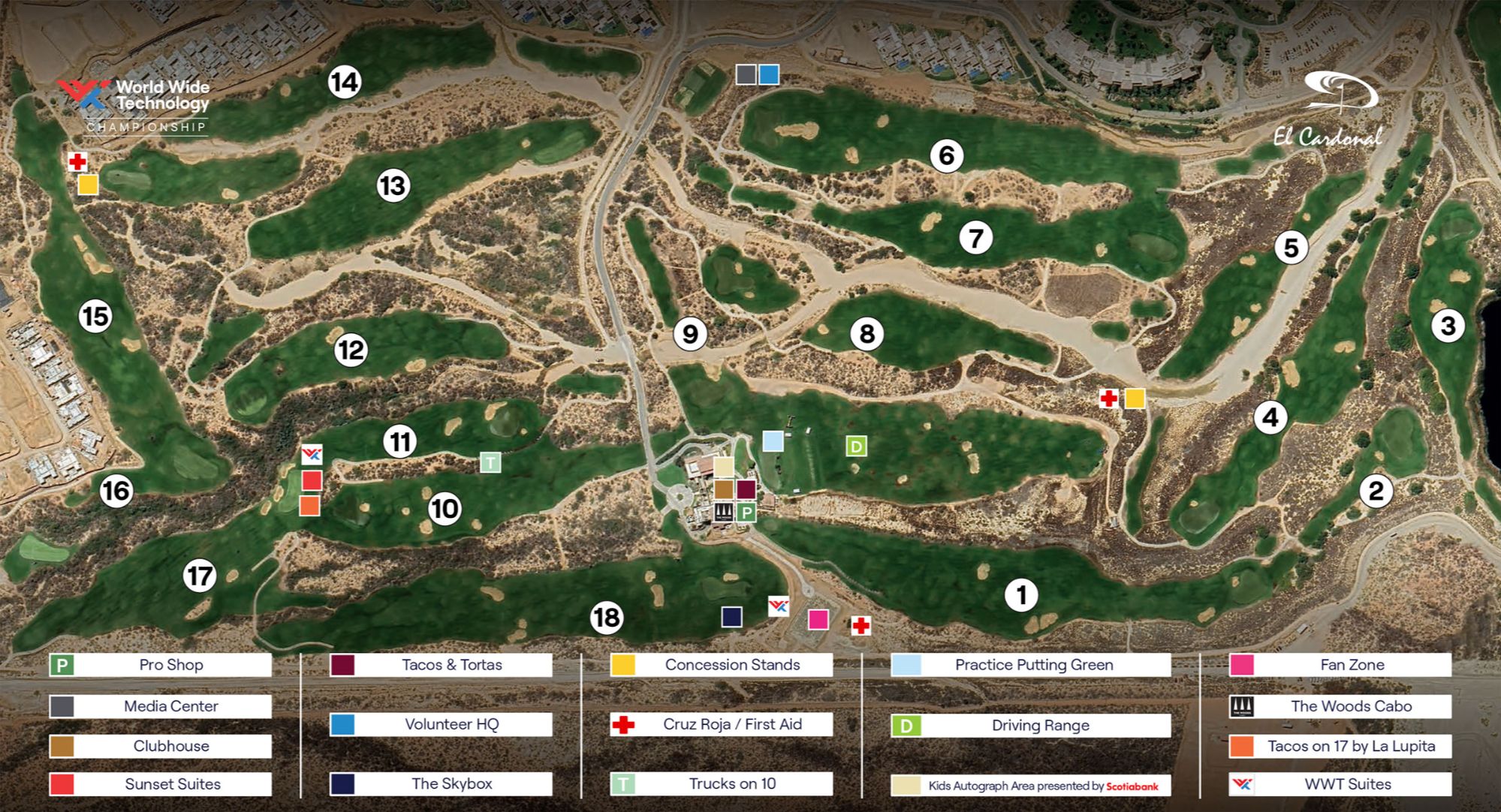 course map pga tour diamante wwt championship