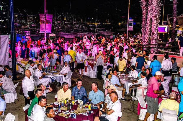 dinner event bisbees cabo san lucas black and blue