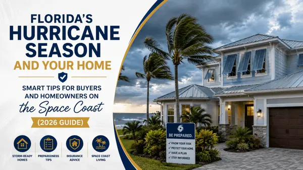 feature image of Florida's Hurricane Season and Your Home: Smart Tips for Buyers and Homeowners on the Space Coast (2026 Guide)