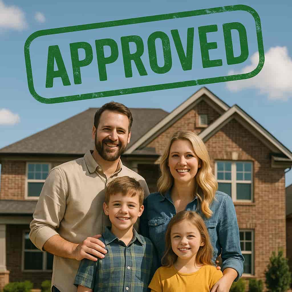 Williams Elite Realty helping a Kentucky family prepare credit for homeownership with approved mortgage stamp