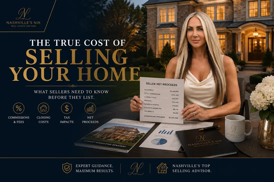 The True Cost of Selling a Home in Nashville (2026 Complete Guide)