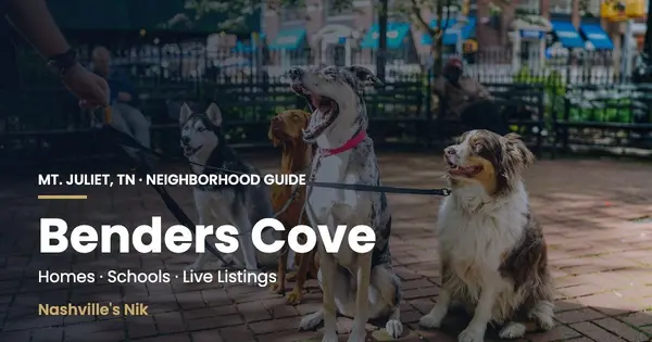 Benders Cove, Mt. Juliet TN neighborhood guide by Nashville's Nik