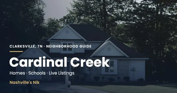 Cardinal Creek, Clarksville TN neighborhood guide by Nashville's Nik
