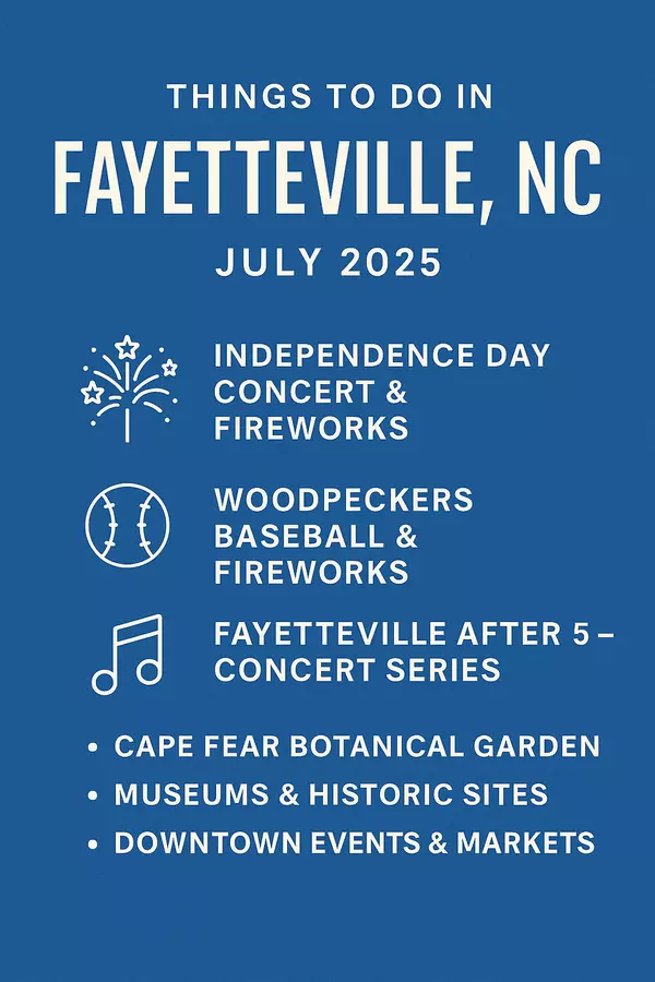 Things To Do in Fayetteville, NC – July 2025 Events, Fireworks & Local Fun