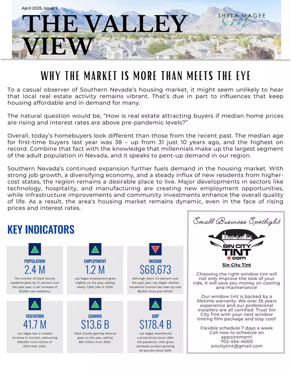 The Valley View Newsletter - April 2025 - Issue 9