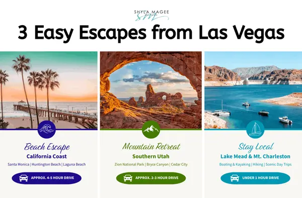 feature image of 3 Easy Escapes from Las Vegas