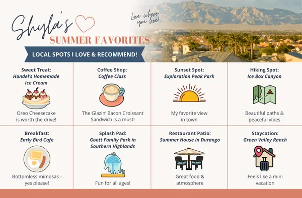 Shyla's Summer Favorites