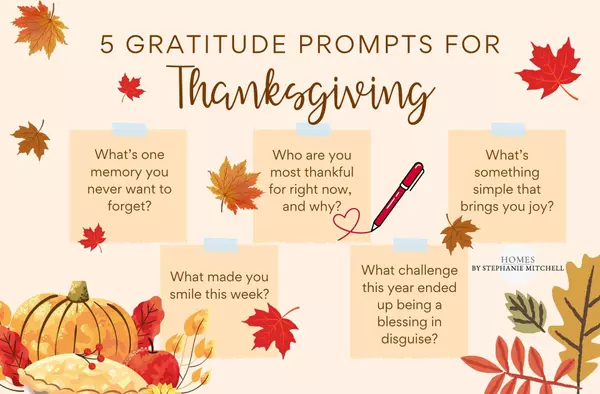 5 Gratitude Prompts for Thanksgiving