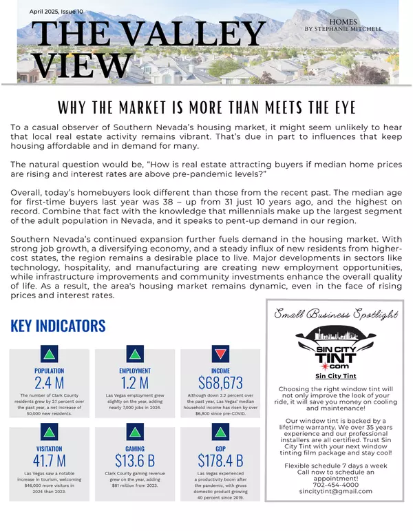 feature image of The Valley View Newsletter April 2025 - Issue 10