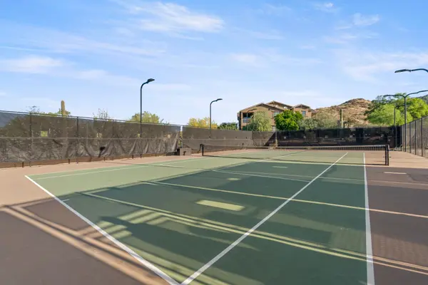 Outdoor tennis courts at Fireside at Norterra in North Phoenix