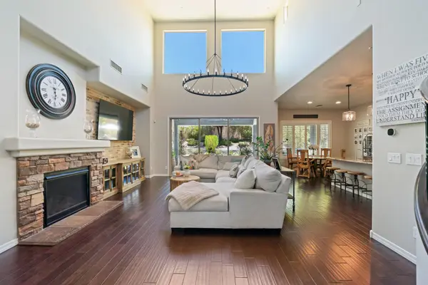 Spacious living room in Fireside at Norterra home, North Phoenix. 