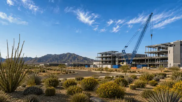 TSMC construction showing growth in North Phoenix. 