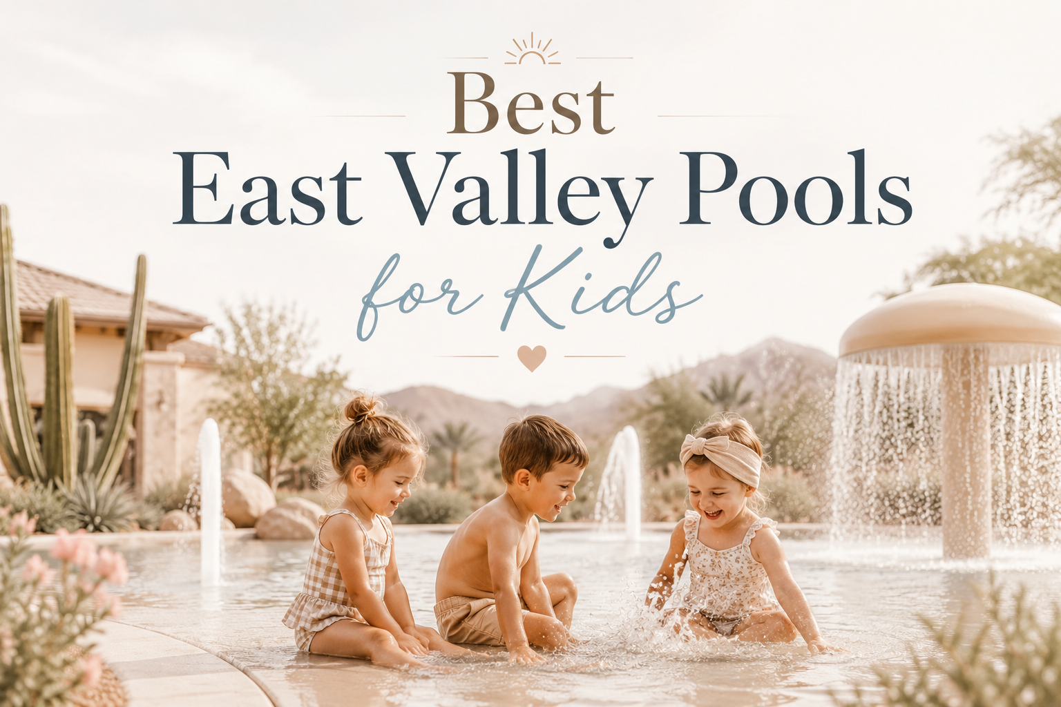 Kids at pool in Arizona