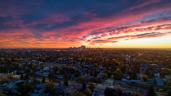 calgary sun set