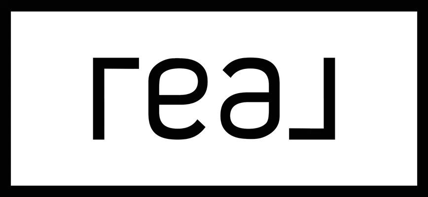 Real Logo Outline Black