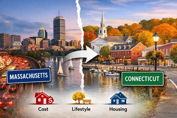Why People Leave Massachusetts for Connecticut | Cost, Lifestyle, and Housing Differences,Nick Gilham