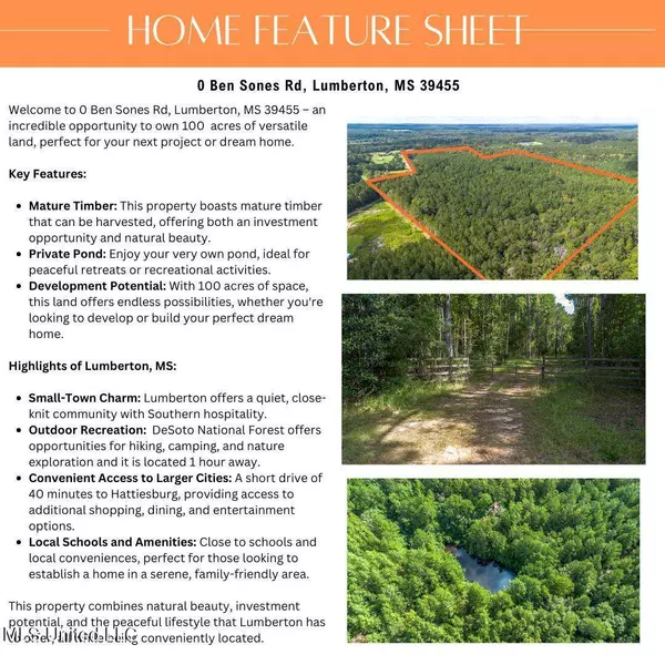 0 Ben Sones Road, Lumberton, MS 39455