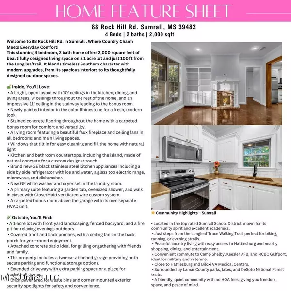 88 Rock Hill Road, Sumrall, MS 39482