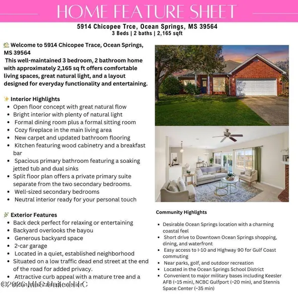 5914 Chicopee Trace, Ocean Springs, MS 39564