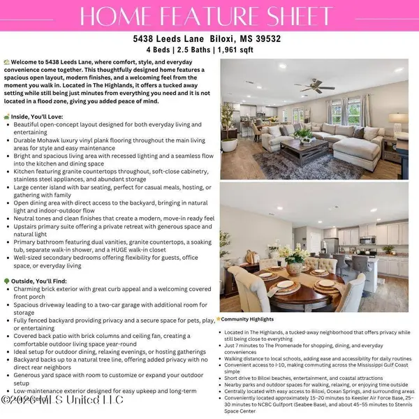5438 Leeds Lane, Biloxi, MS 39532