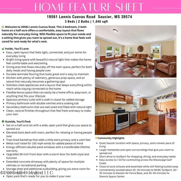 19561 Lennis Cuevas Road, Saucier, MS 39574