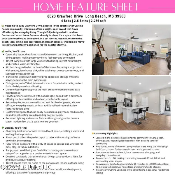 8023 Crawford Drive, Long Beach, MS 39560