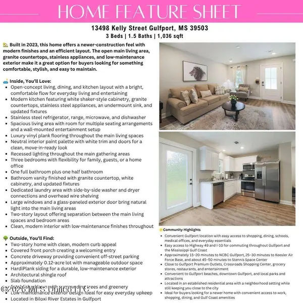 13498 Kelly Street, Gulfport, MS 39503