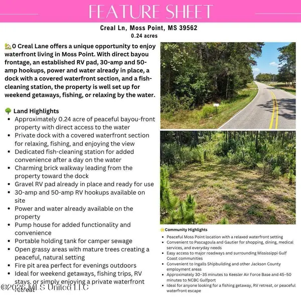 Creal Lane, Moss Point, MS 39562