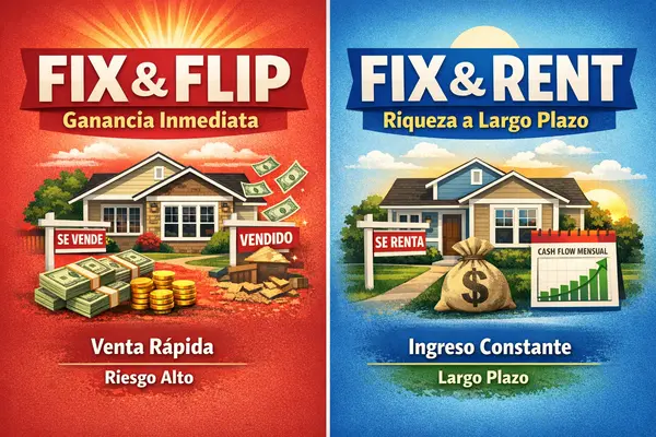 Fix & Flip vs. Fix & Rent: estrategias para cada objetivo en Tennessee