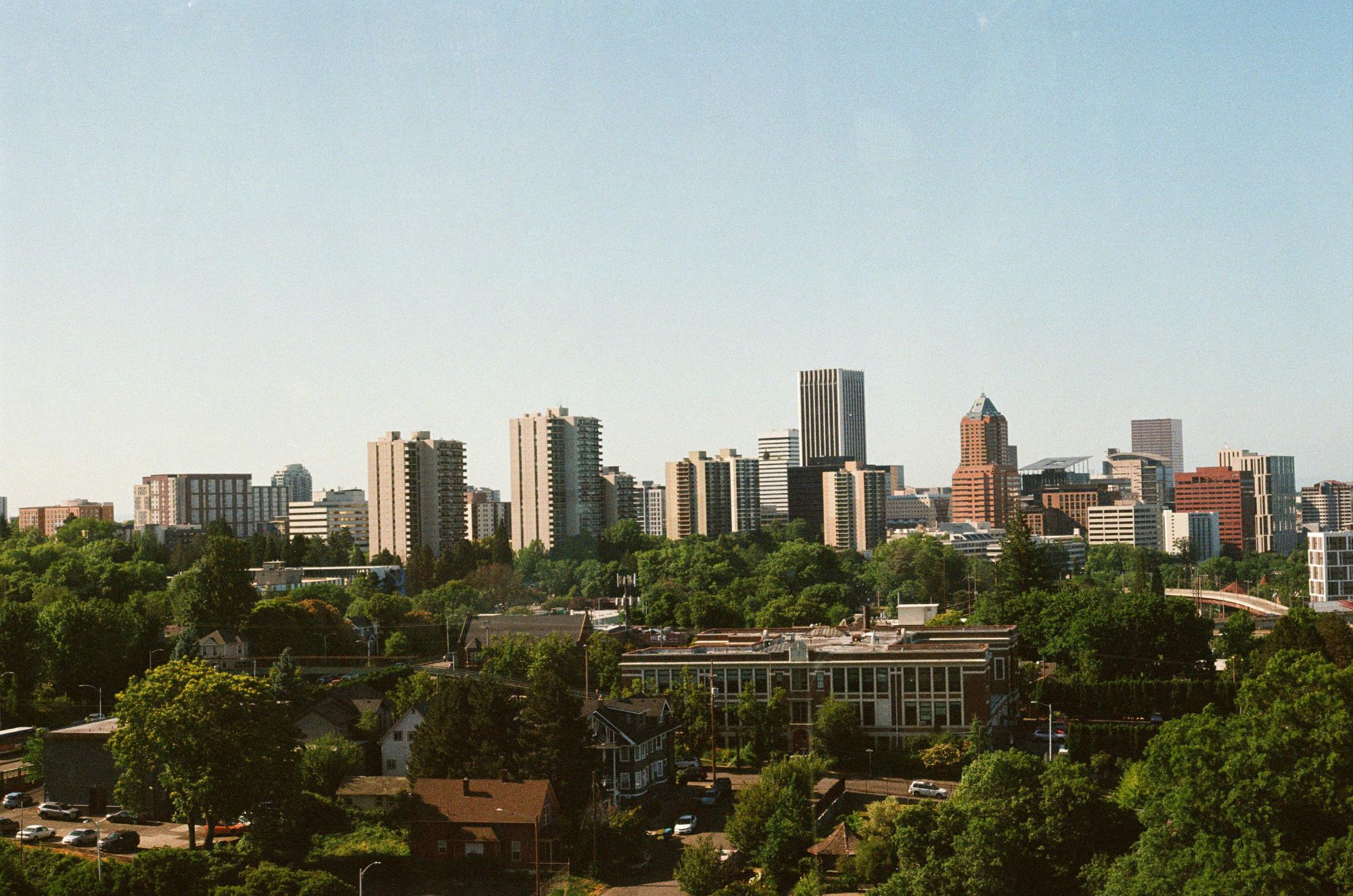 sunny portland oregon
