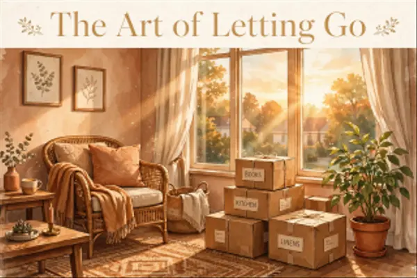 feature image of The Art of Letting Go: Why Downsizing Feels So Hard — and How to Move Through It