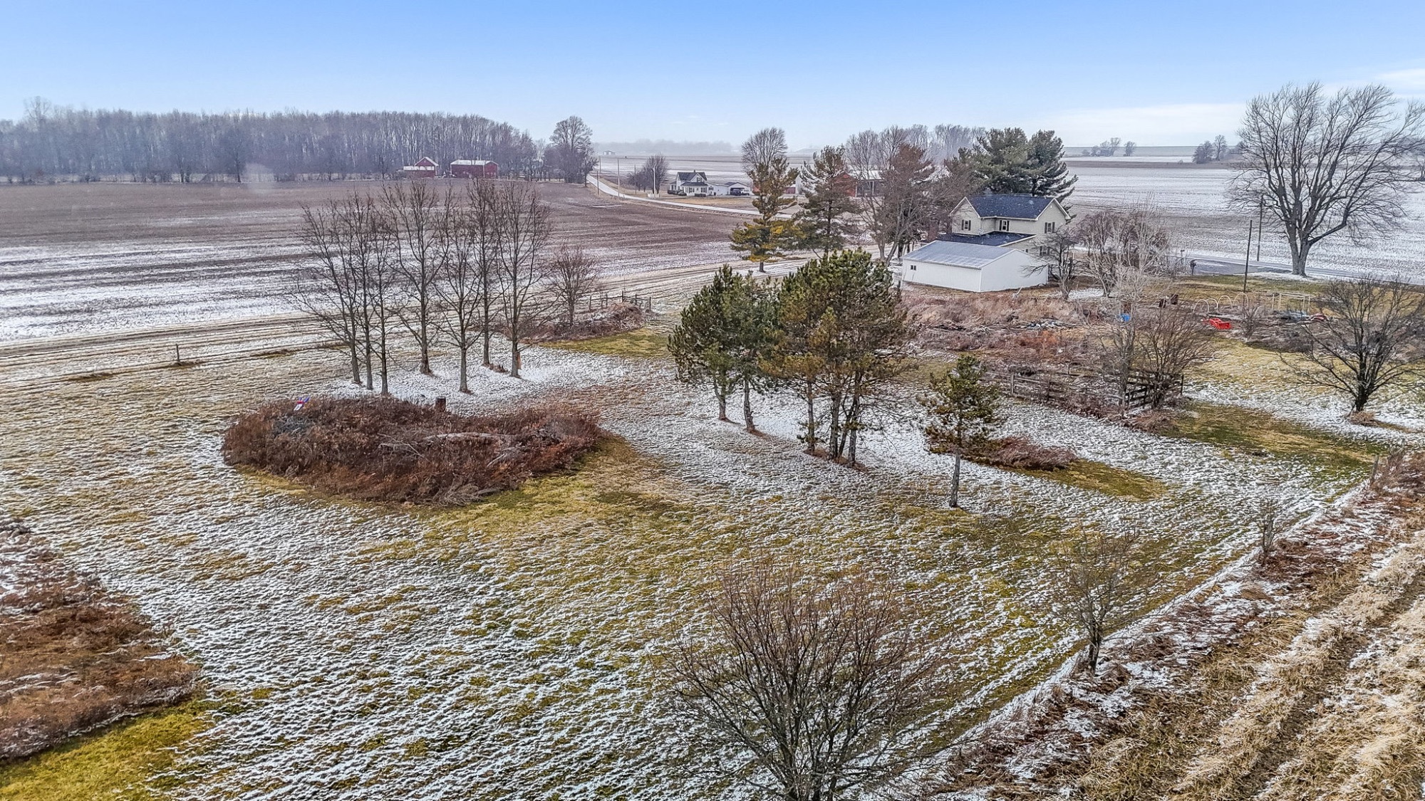 Open pasture and scenic acreage in Radnor Ohio, Delaware County