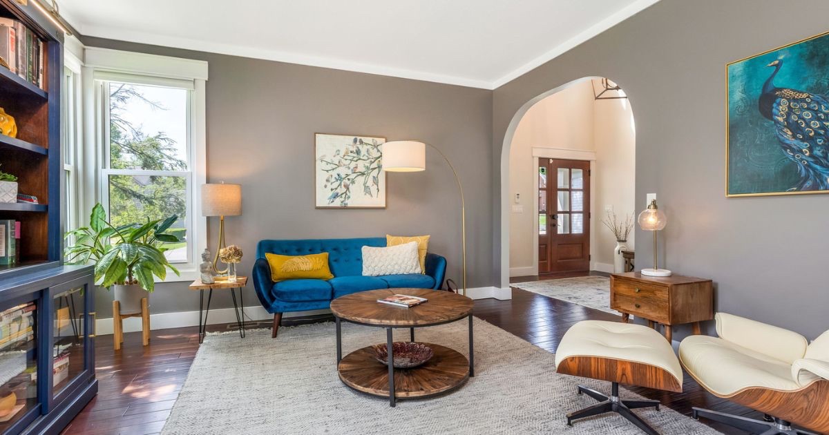 Interior of a well-staged Lewis Center Ohio home ready for professional listing photos