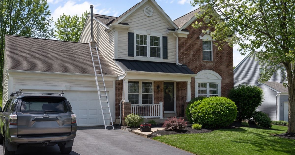 Well-maintained Westerville Ohio home under contract during the home inspection period
