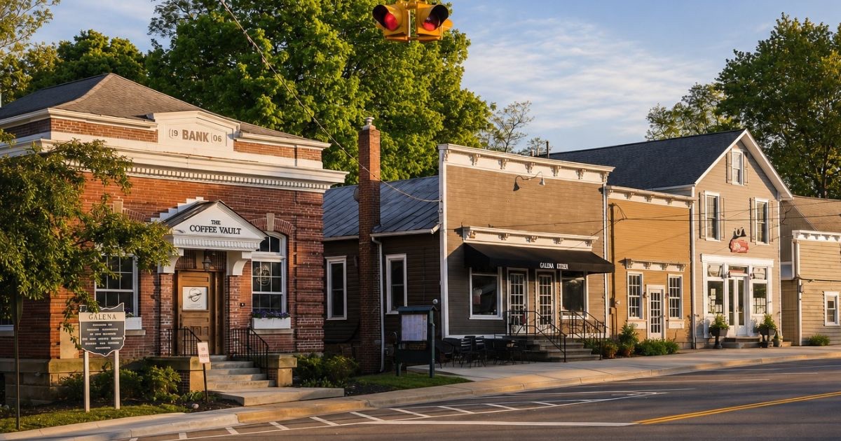 Galena Ohio community and residential landscape
