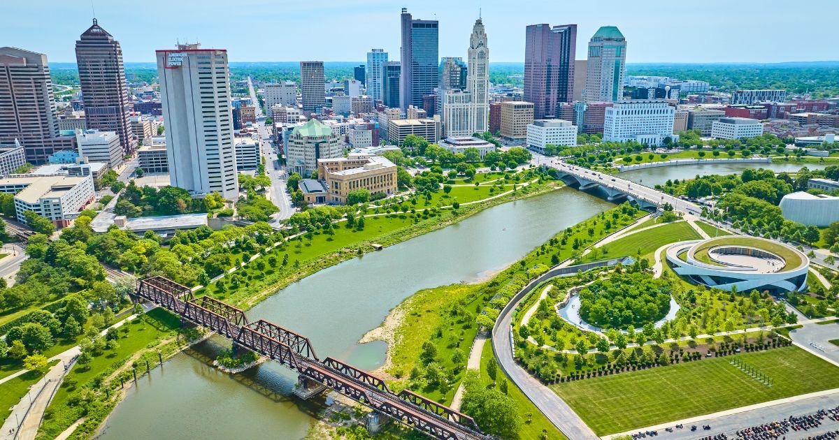 Columbus Ohio skyline and Central Ohio homes representing the local housing market entering 2026