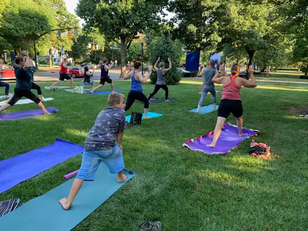 Yoga on the Green in Worthington Ohio