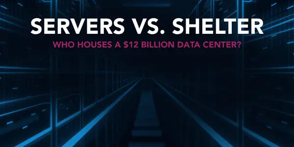 feature image of Everybody's Cheering the Data Centers. Nobody's Building the Beds.