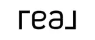 Real Logo Solid White with Black Wordmark