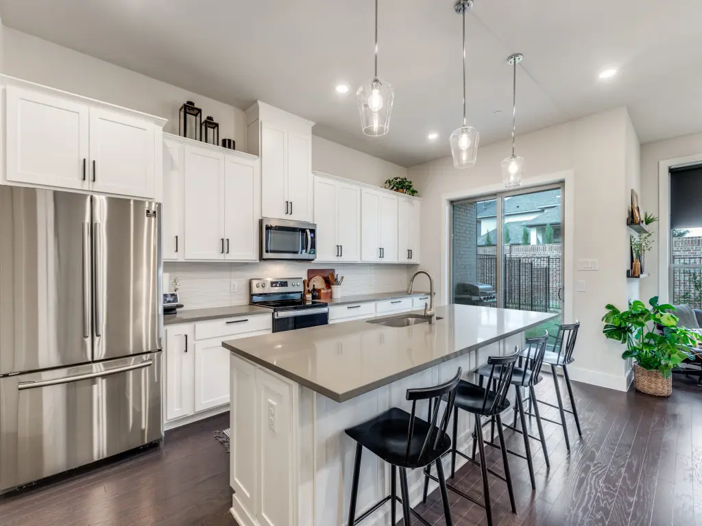 Lock & Leave Living in Allen, TX: 3BR Townhome Steps from Watters Creek in A-Rated Allen ISD