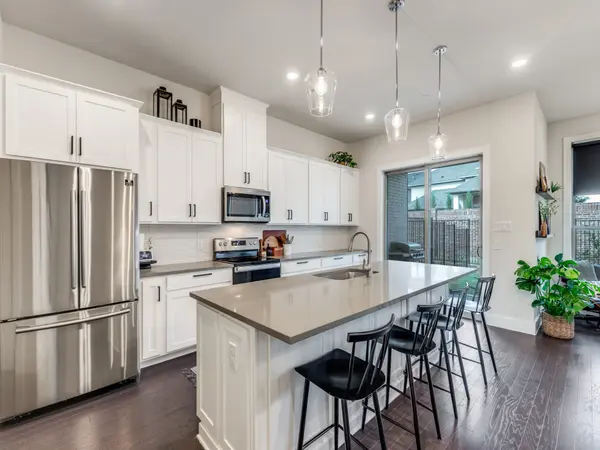 Lock & Leave Living in Allen, TX: 3BR Townhome Steps from Watters Creek in A-Rated Allen ISD