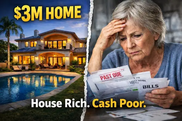 feature image of  Why California Seniors Feel Broke in Million-Dollar Homes