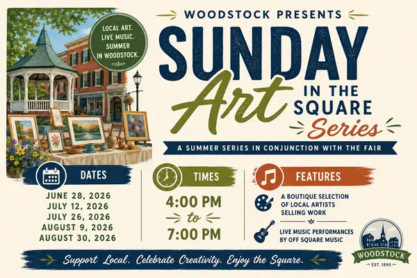  Sundays Just Got Better: Woodstock's Art in the Square Is Back