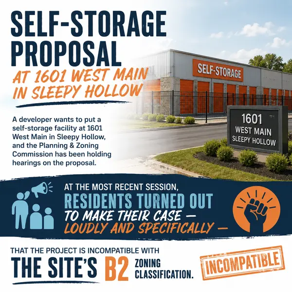 Sleepy Hollow Residents to Self-Storage Proposal: "Absolutely Not."
