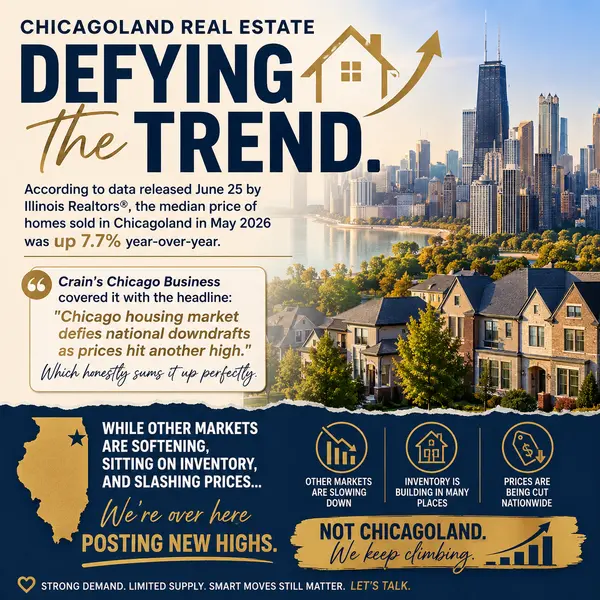 Chicagoland Home Prices Are Up 7.7% — and the NW Suburbs Are Absolutely Here for It
